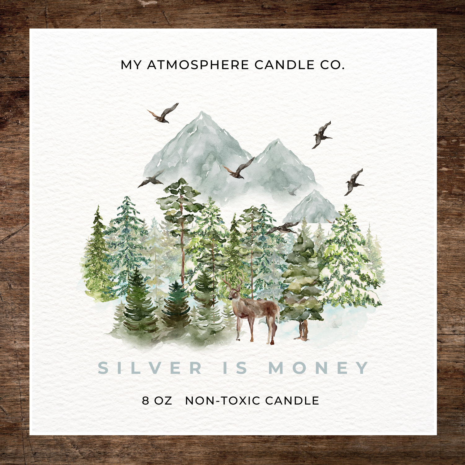 christmas tree candle with money inside In My Atmosphere Silver is Money