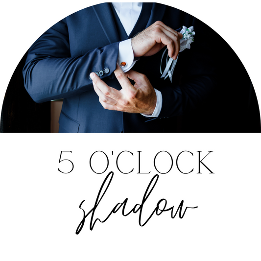 5 O'clock Shadow - 9 oz Stunning Gold Foil Tin!