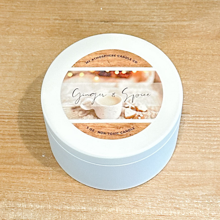 Ginger and Spice- 5 oz. Limited Edition Fall Holiday Candle
