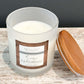 Sage & Patchouli - 15 oz Frosted White Candle