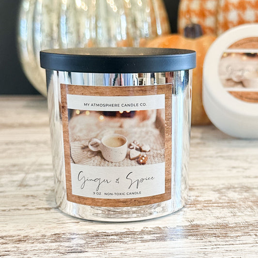 Ginger and Spice-  9 oz. Limited Edition Fall Holiday Candle