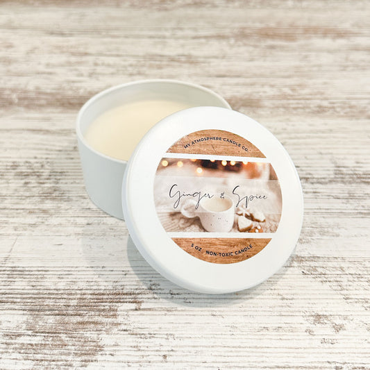 Ginger and Spice-  5 oz. Limited Edition Fall Holiday Candle