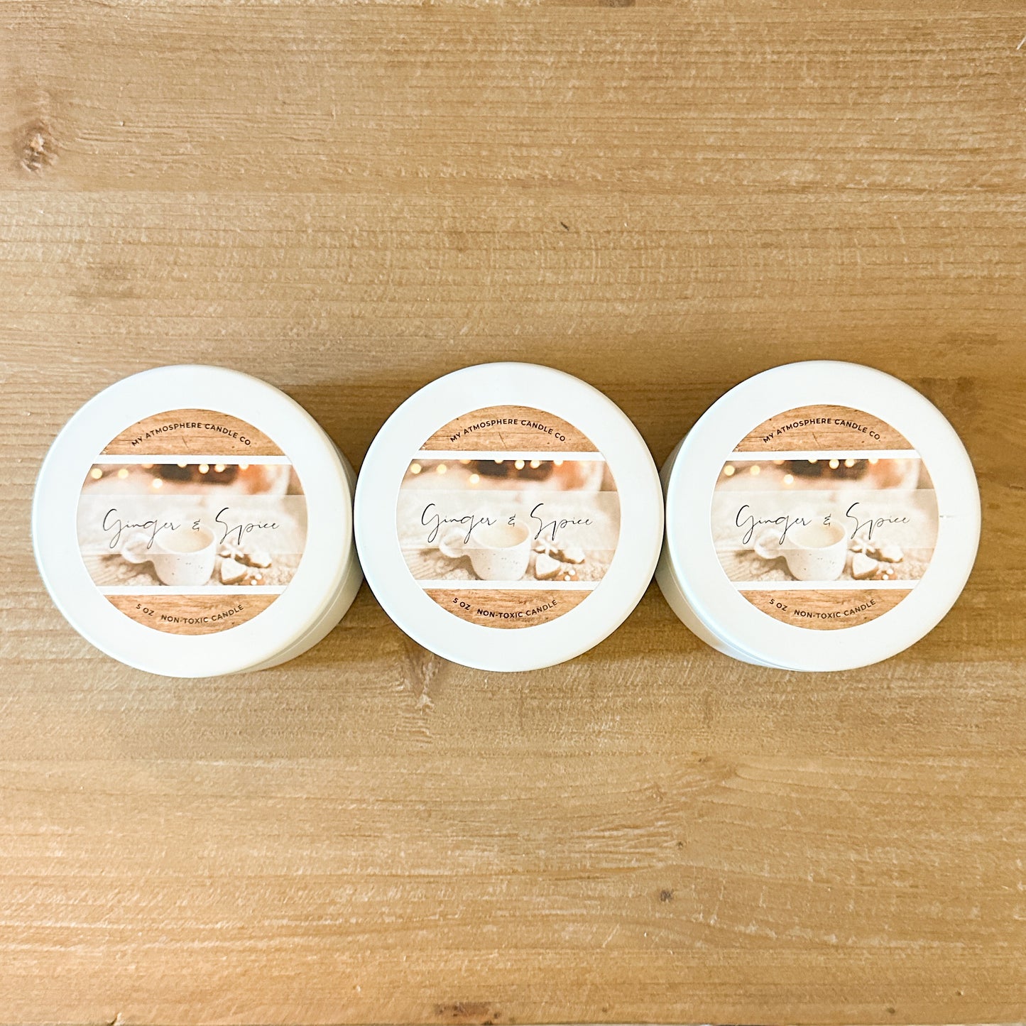 Ginger and Spice-  5 oz. 3 Pack Bundle