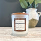 Sage & Patchouli - 15 oz Frosted White Candle