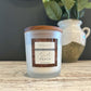 Sweet Peach - 15 oz Frosted White Candle